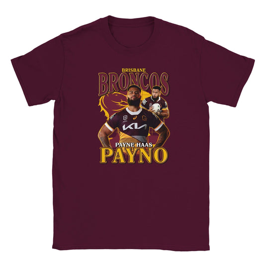 Payne Haas Brisbane Broncos Kids T-shirt Australia Online Color Maroon / S