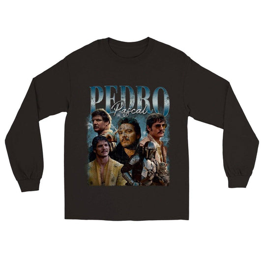 Pedro Pascal Long Sleeve T-Shirt Australia Online Color Black / S