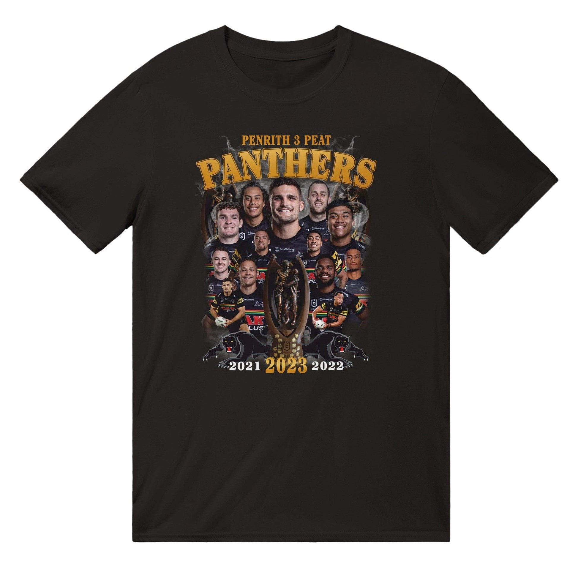 Penrith Panthers 3 Peat T-shirt Graphic Tee Australia Online S