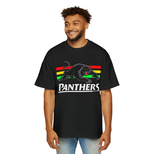 Penrith Panthers Oversized Tee - Graphic Tees Australia Online - Graphic T-Shirts - Black / S