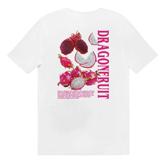 Pitaya Dragonfruit T-Shirt Graphic Tee Australia Online White / S