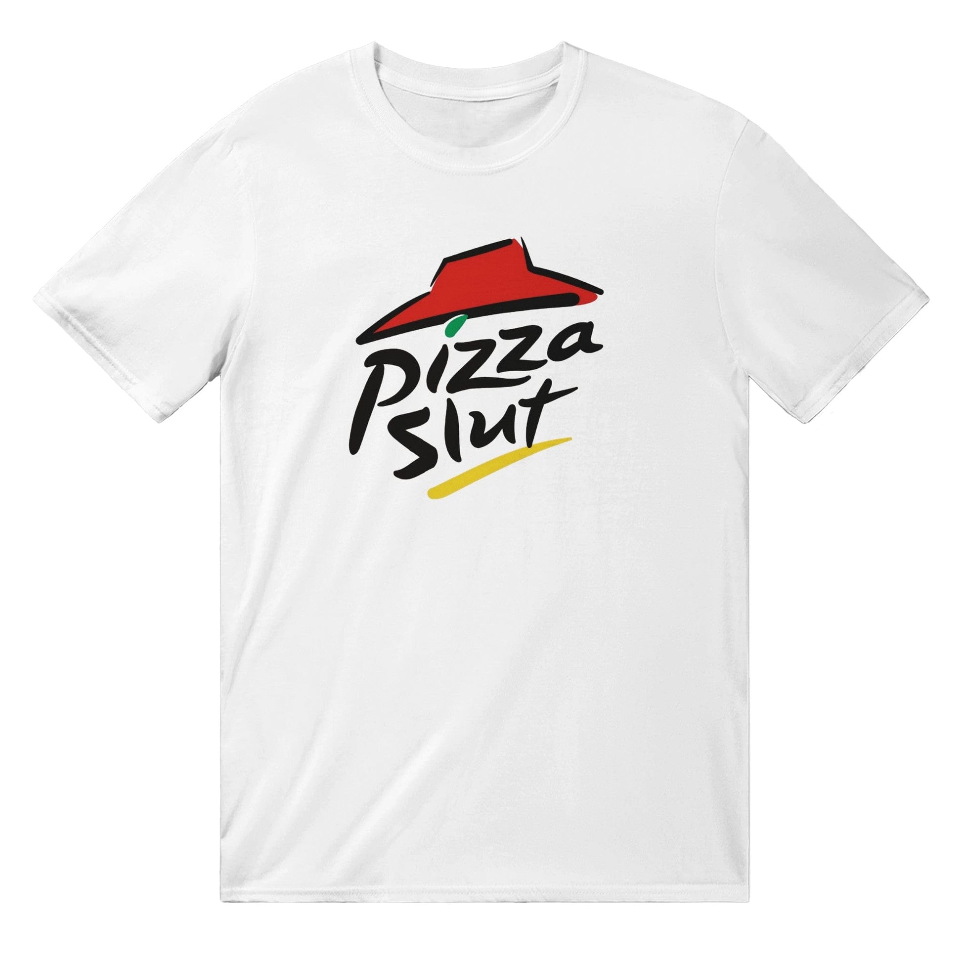 Pizza Slut T-shirt Australia Online Color White / S