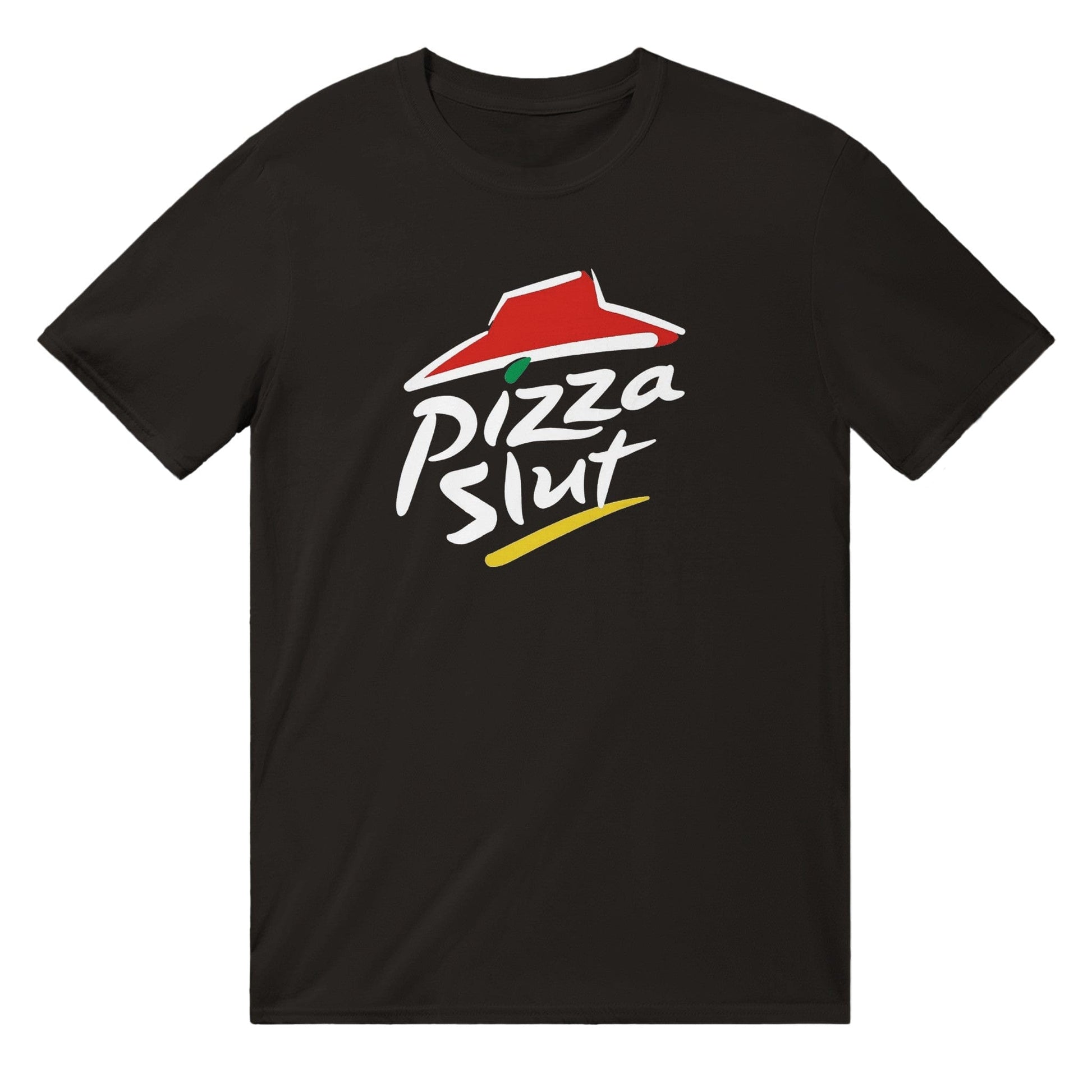 Pizza Slut T-shirt Australia Online Color Black / S