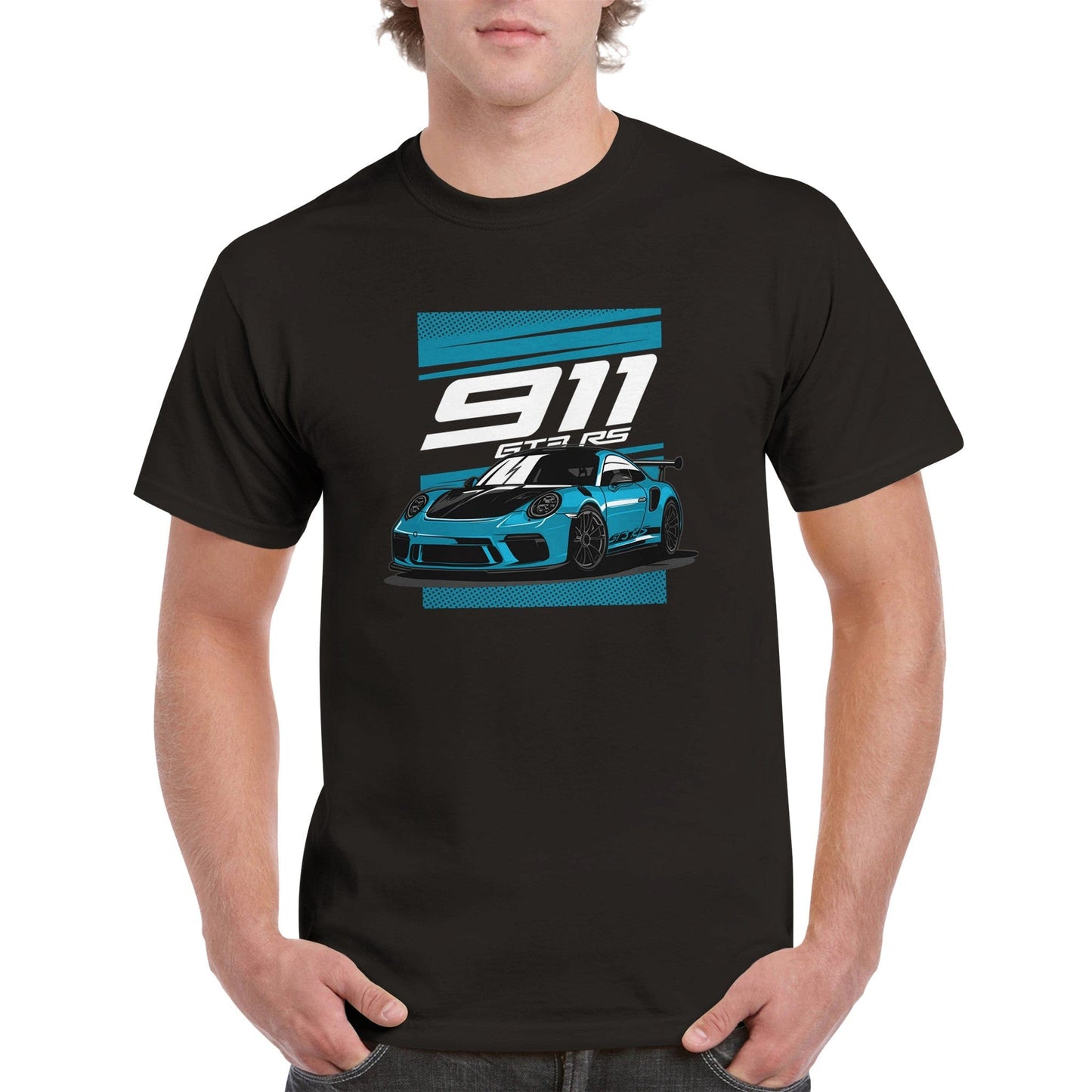 Porshe 911 GT3 T-shirt Australia Online Color Black / S