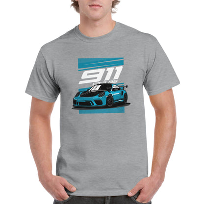 Porshe 911 GT3 T-shirt Australia Online Color Sports Grey / S
