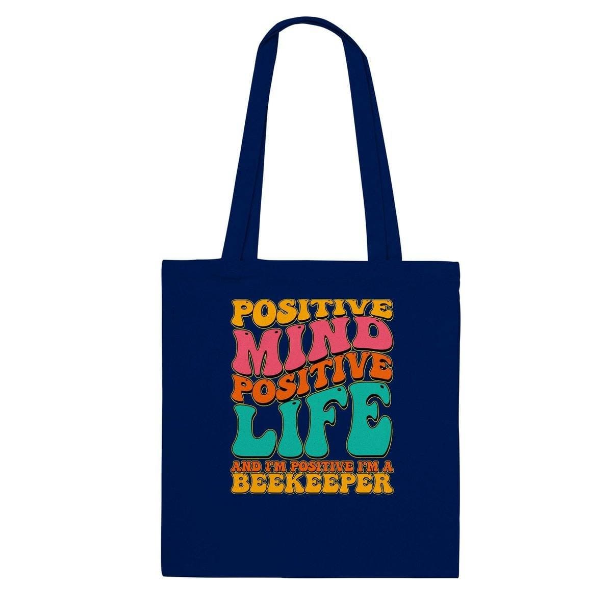 Positive Mind Positive Life  - Classic Tote Bag Australia Online Color Navy