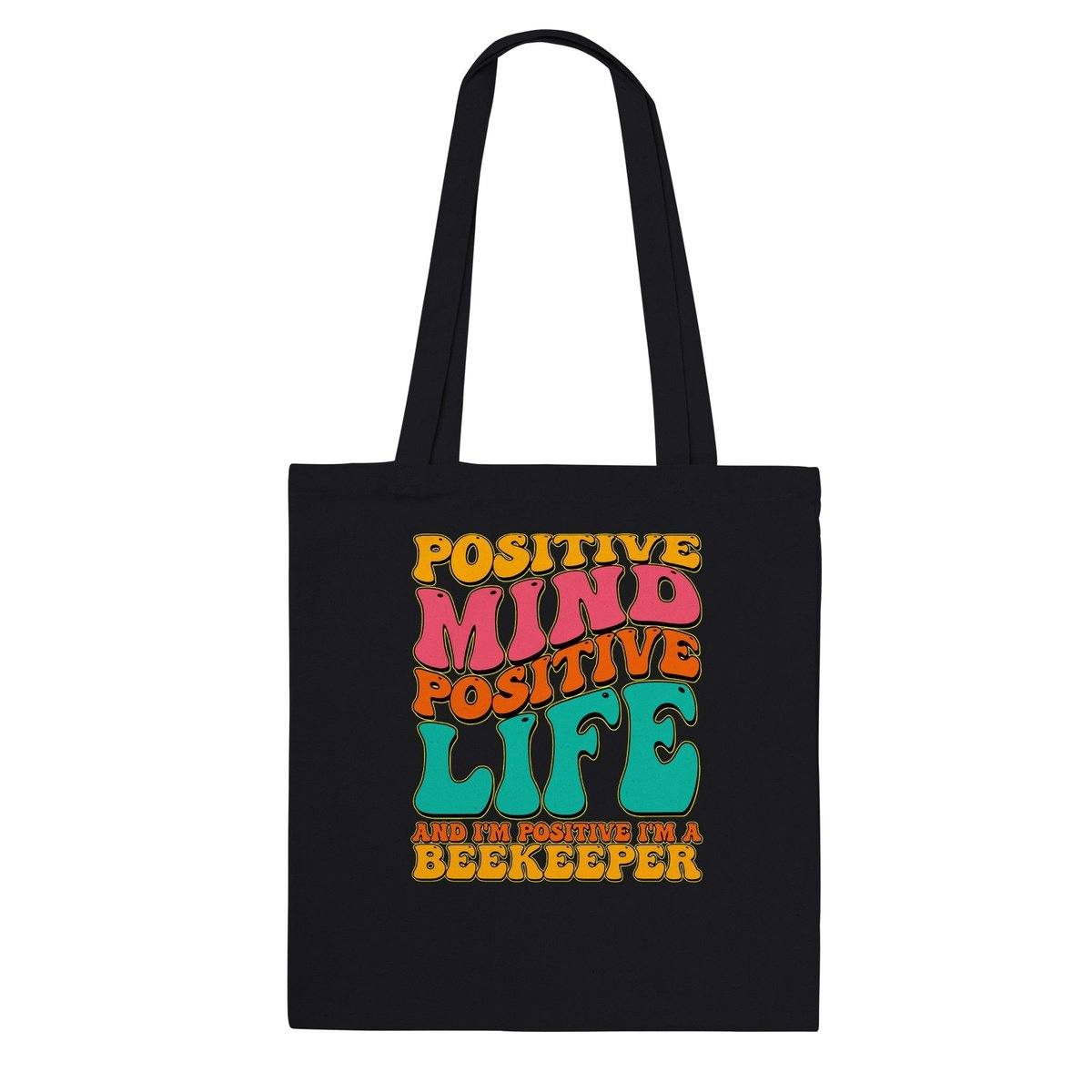Positive Mind Positive Life  - Classic Tote Bag Australia Online Color Black