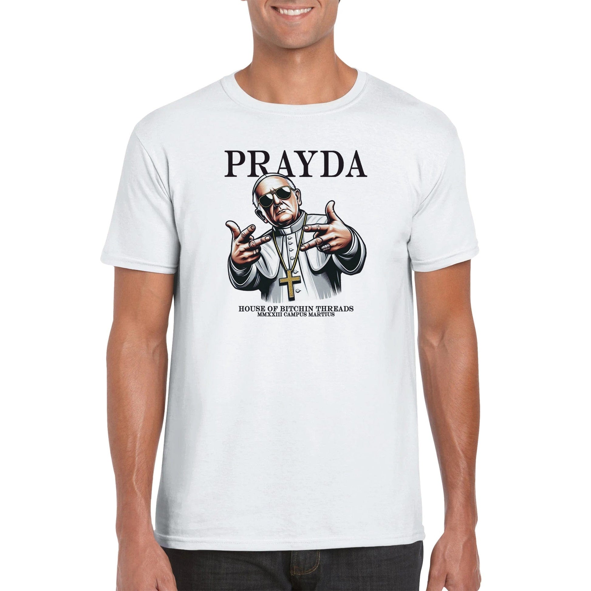 Prayda Pope T-Shirt Graphic Tee Australia Online