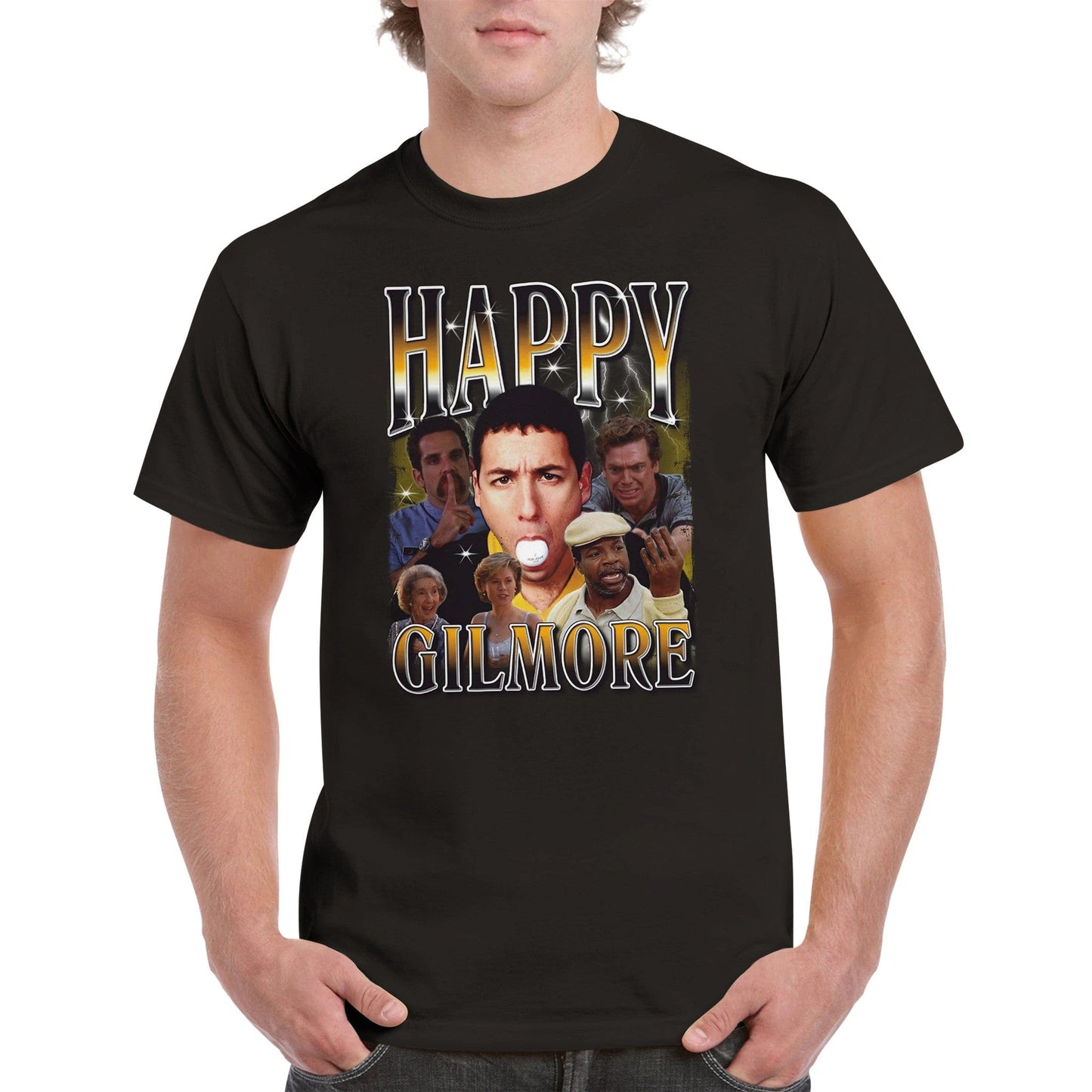 Happy Gilmore T-shirt Print Material BC Australia