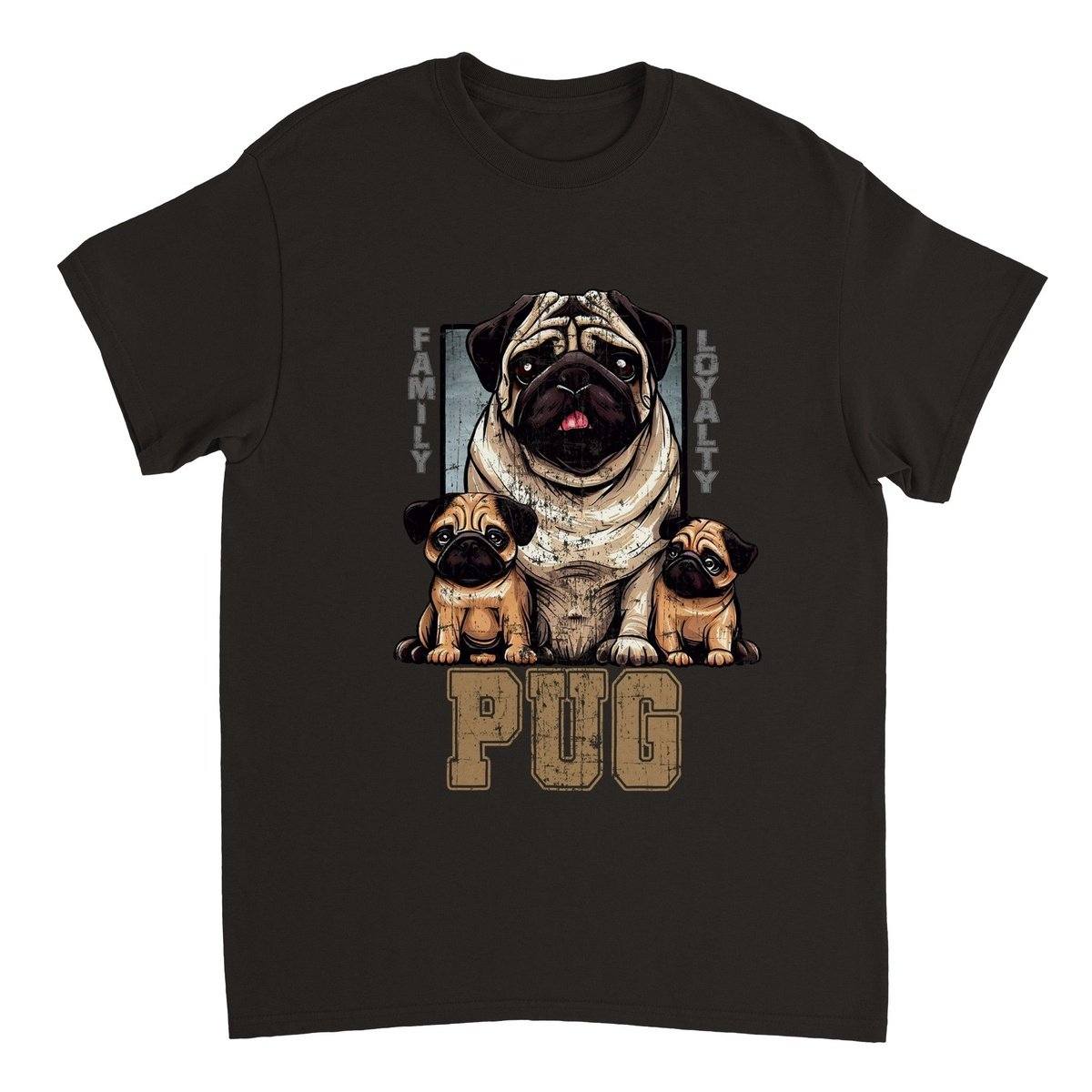 Pug T-SHIRT Australia Online Color Black / S