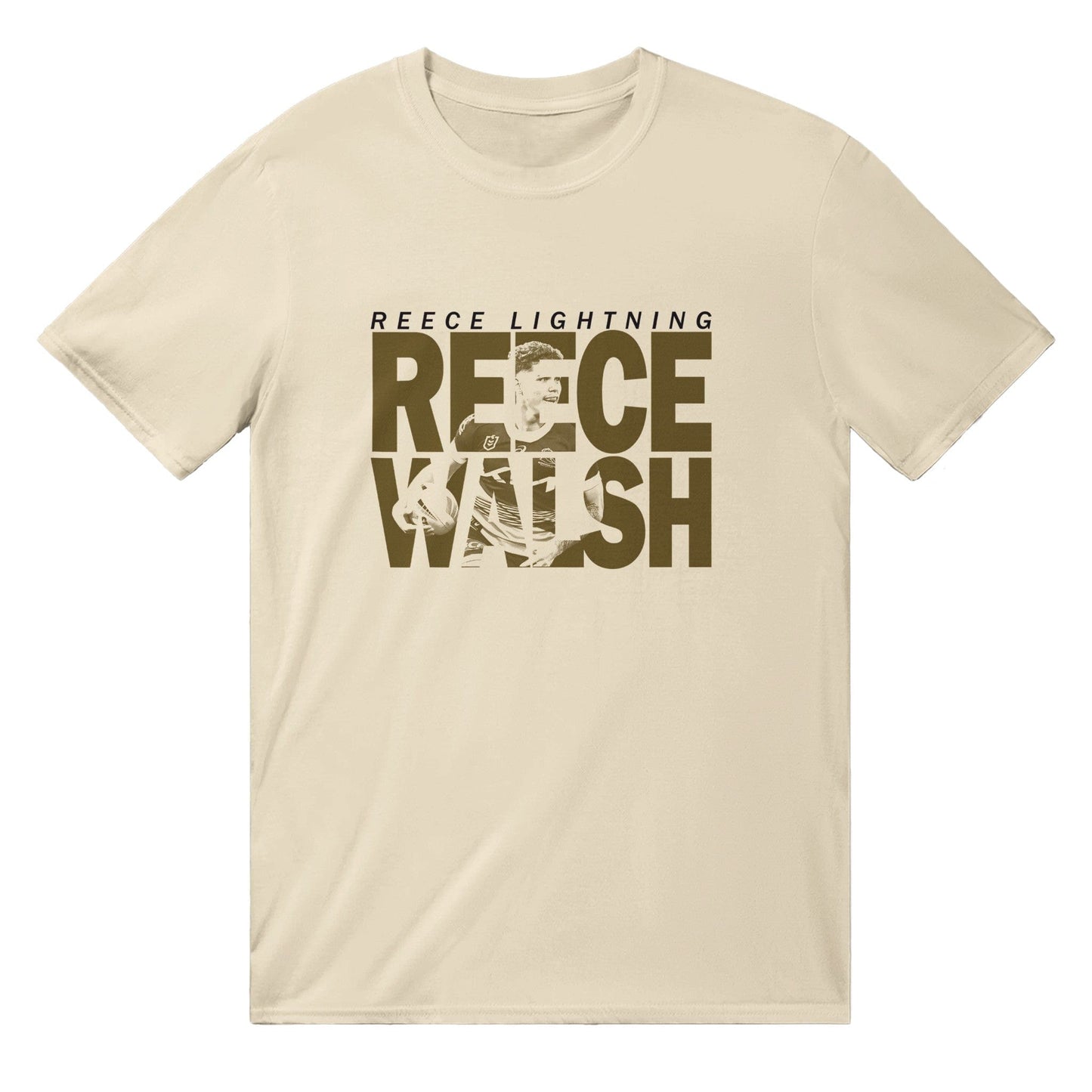 Reece Walsh Lightning T-Shirt Graphic Tee Australia Online Natural / S