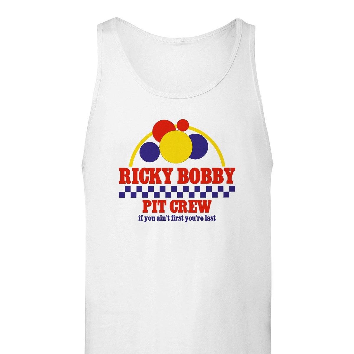 Ricky Bobby Pit Crew Tank Top Australia Online Color White / S