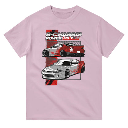 S-Chassis Power Silvia S15 T-shirt Australia Online Color Light Pink / S