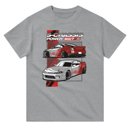 S-Chassis Power Silvia S15 T-shirt Australia Online Color Sports Grey / S