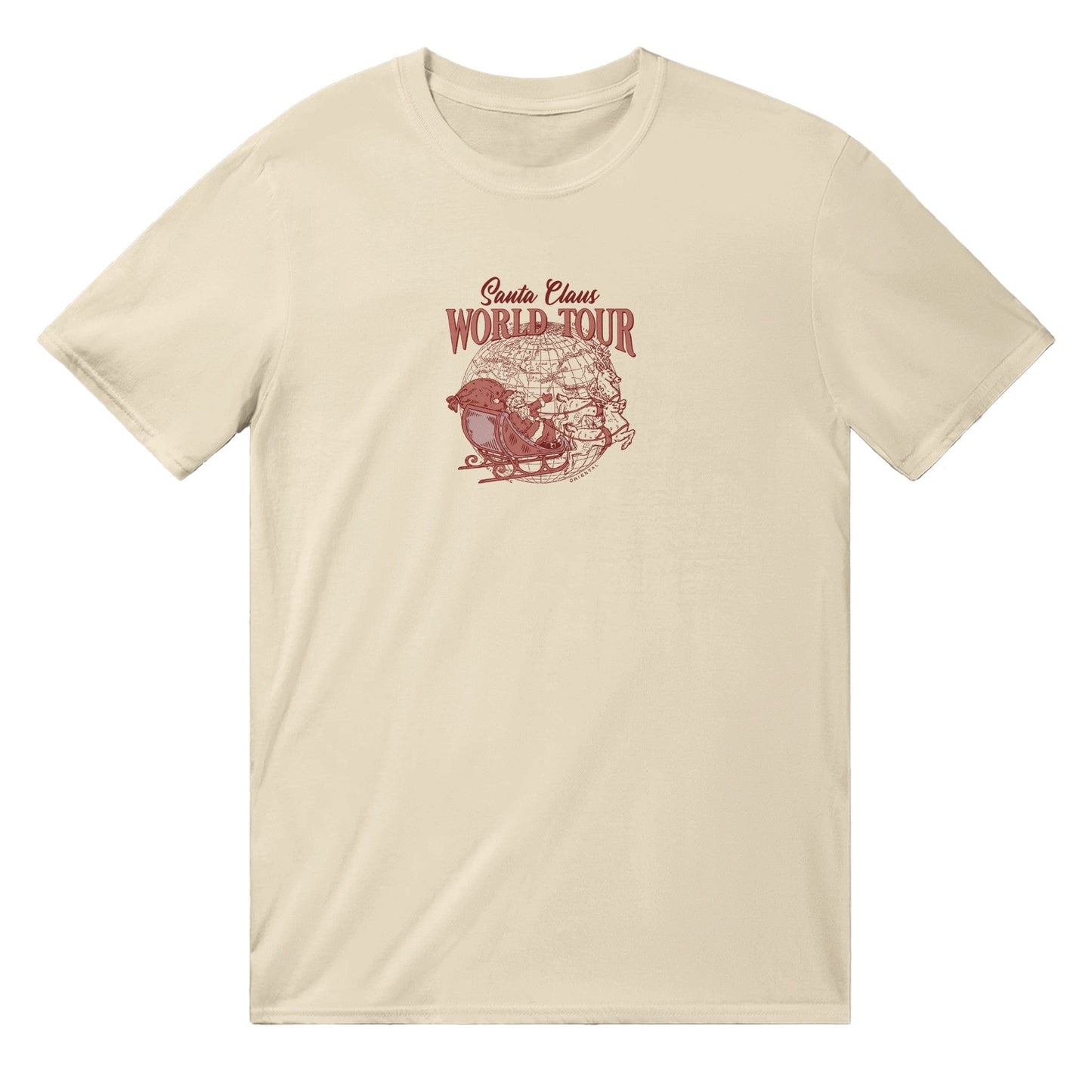 Santa Claus World Tour T-Shirt Australia Online Color Natural / S