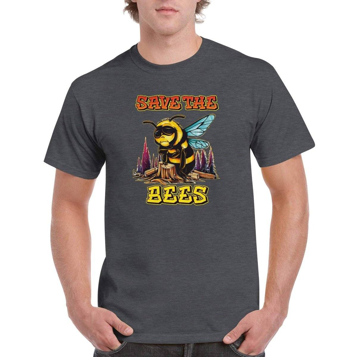 Save The Bees Tshirt - Crying Bee - Unisex Crewneck T-shirt Australia Online Color