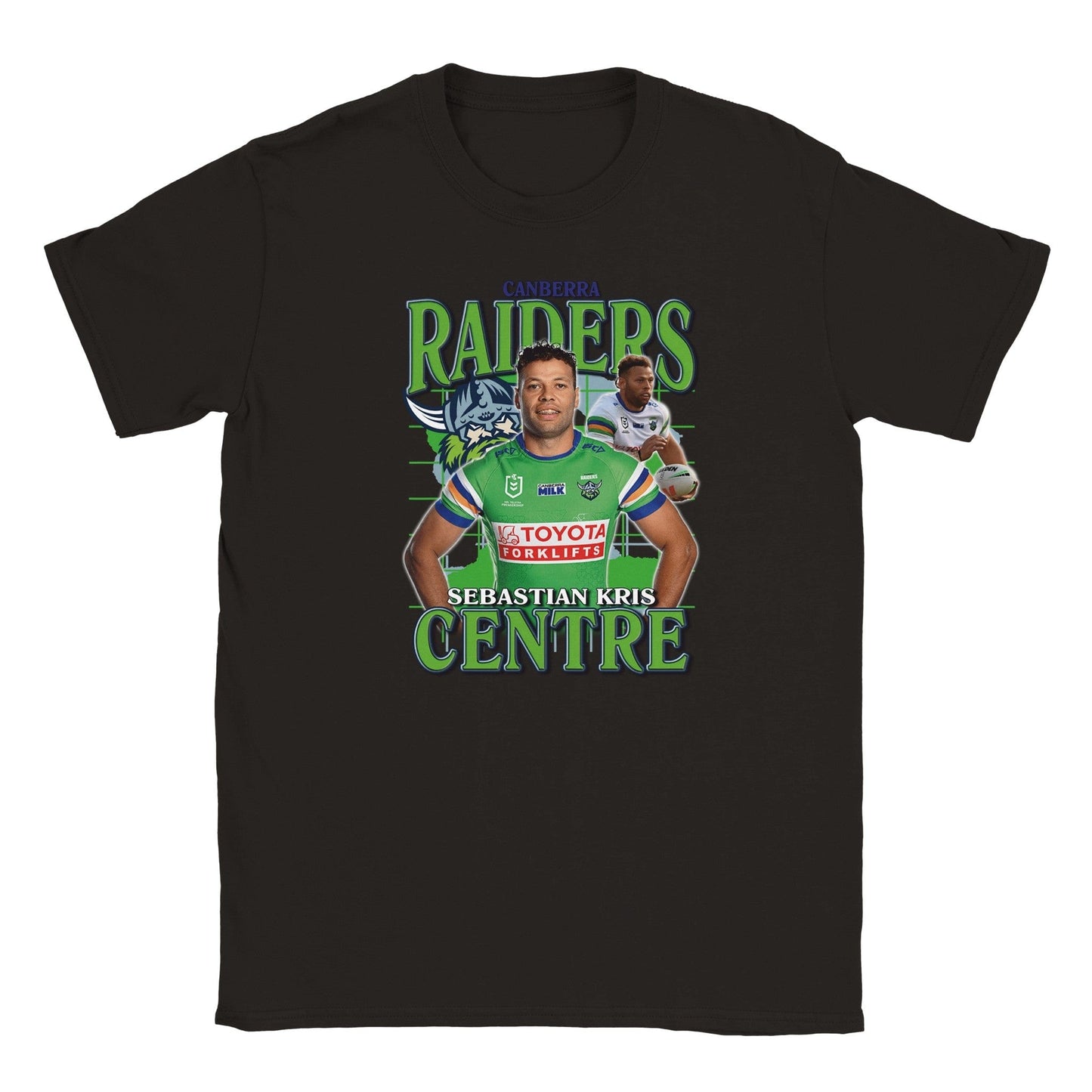 Sebastian Kris Canberra Raiders Kids T-shirt Australia Online Color Black / S