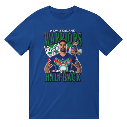 Shaun Johnson NZ Warriors T-shirt Australia Online Color Royal / S