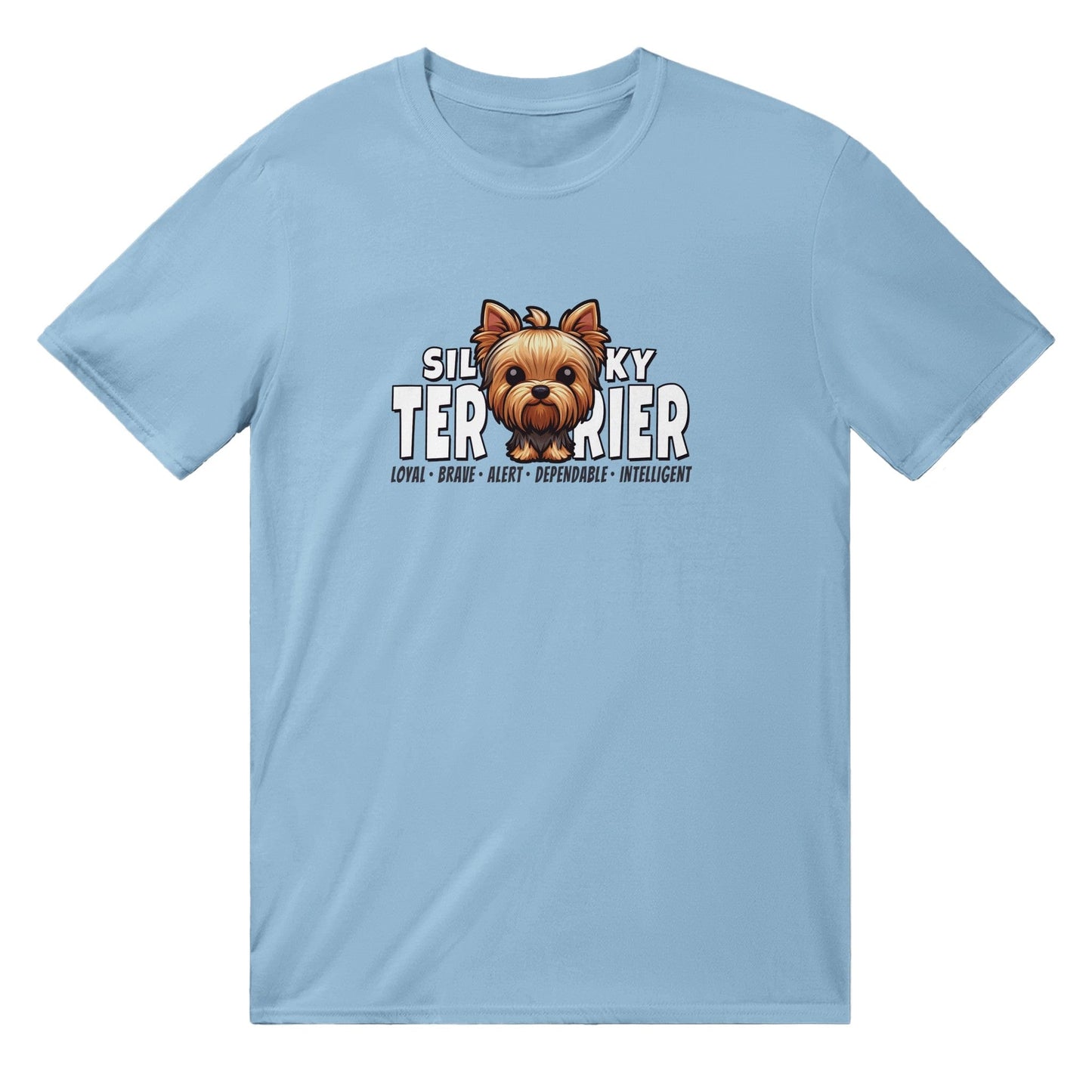 Silky Terrier T-Shirt Australia Online Color Light Blue / S