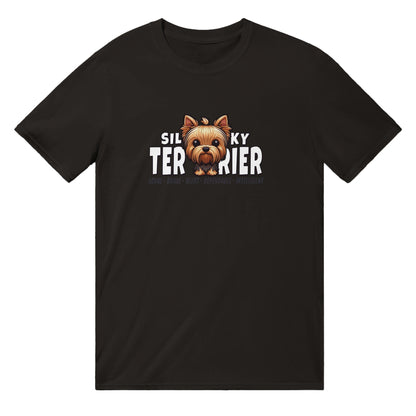 Silky Terrier T-Shirt Graphic Tee Black / S BC Australia