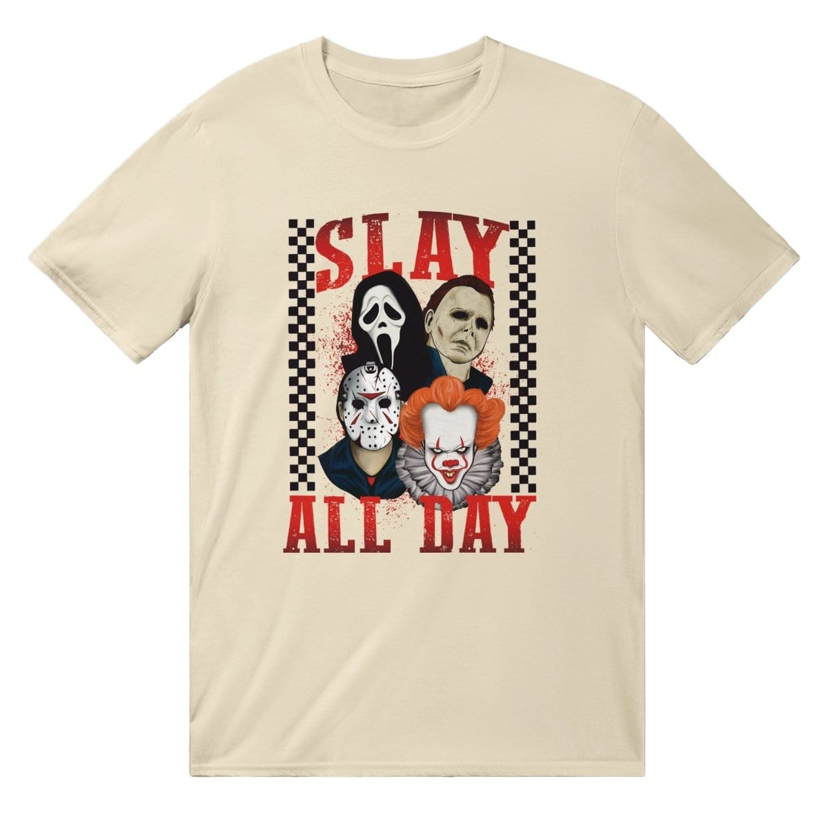Slay All Day Horror T-SHIRT Australia Online Color Natural / S
