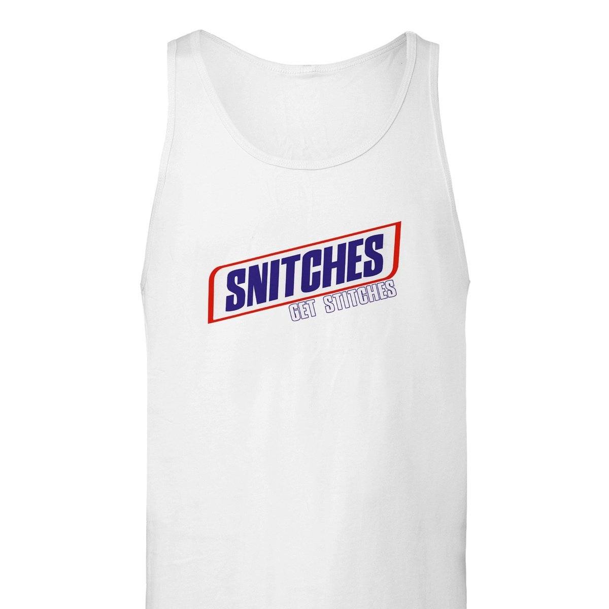 Snitches Get Stitches Tank Top Australia Online Color White / S