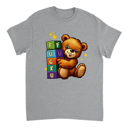 SPELL IT OUT TEDDY BEAR T-SHIRT Australia Online Color Sports Grey / S
