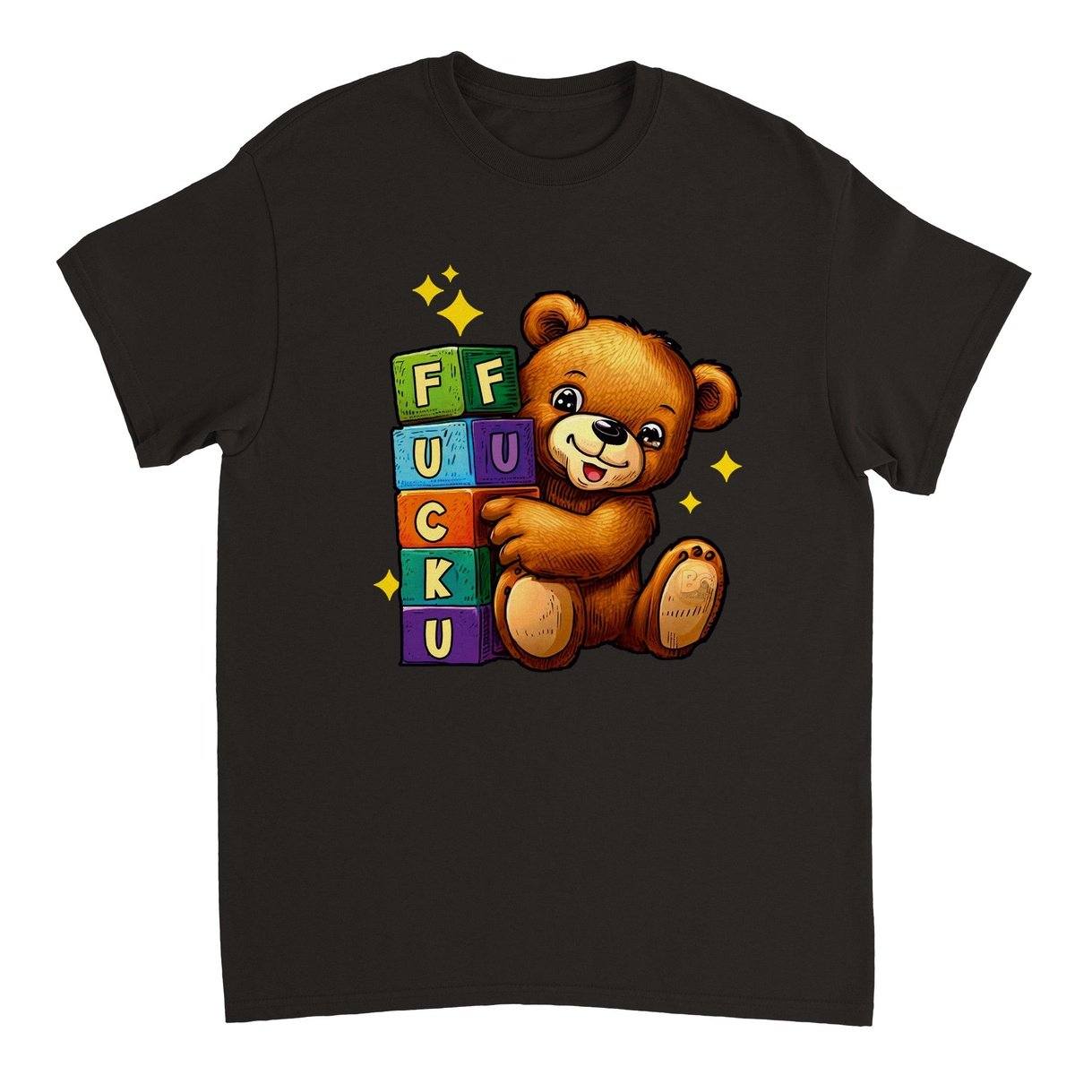 SPELL IT OUT TEDDY BEAR T-SHIRT Australia Online Color Black / S