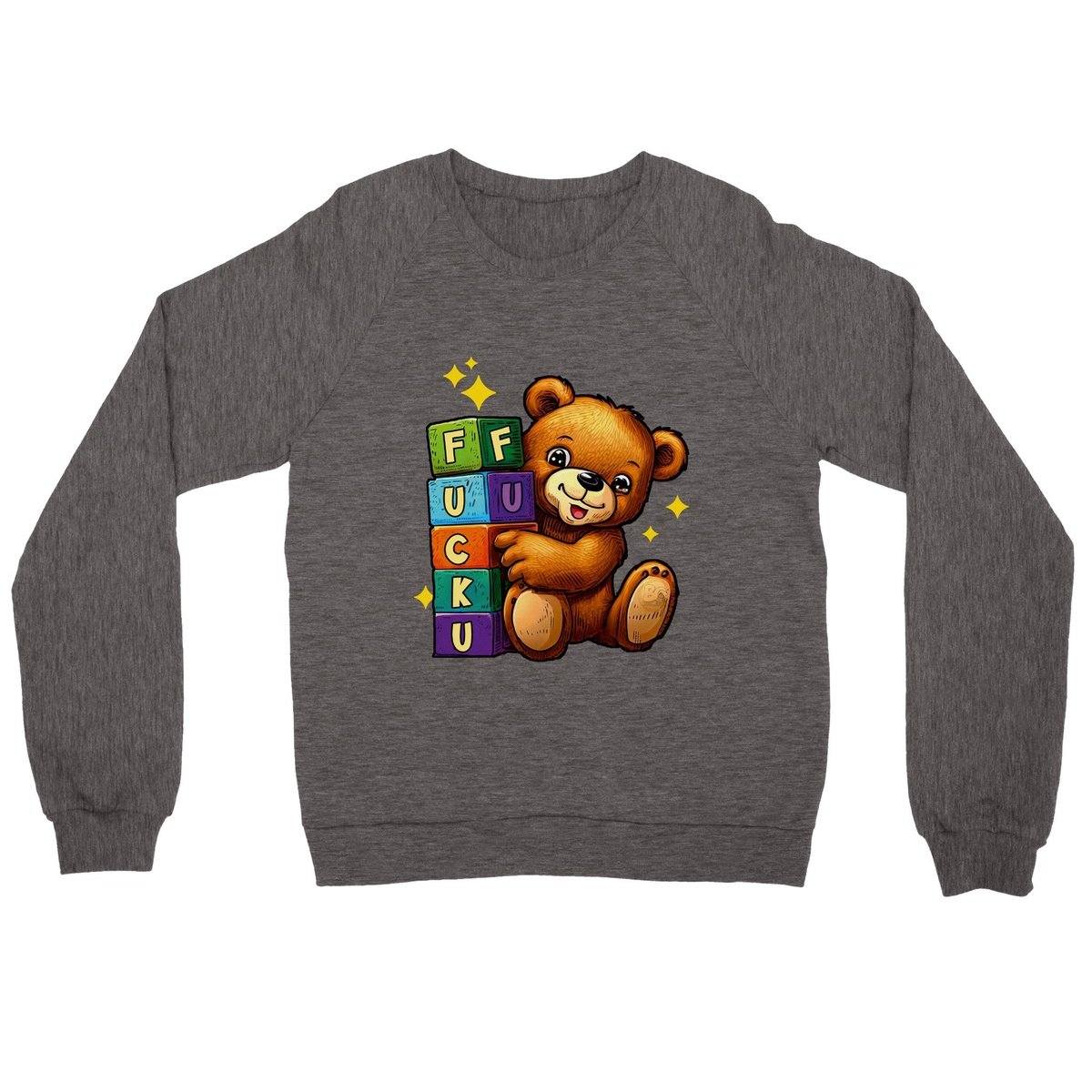 Spell It Out Teddy Jumper Australia Online Color Charcoal Heather / S