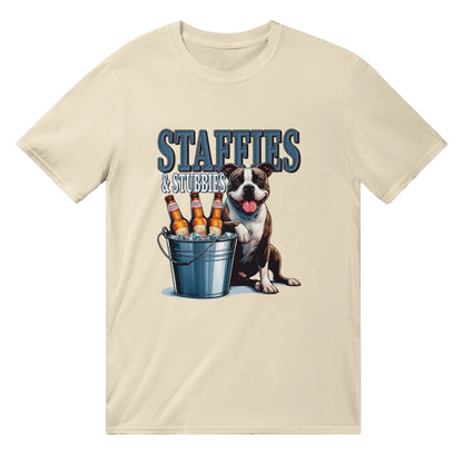 Staffies And Stubbies T-Shirt Australia Online Color Natural / S