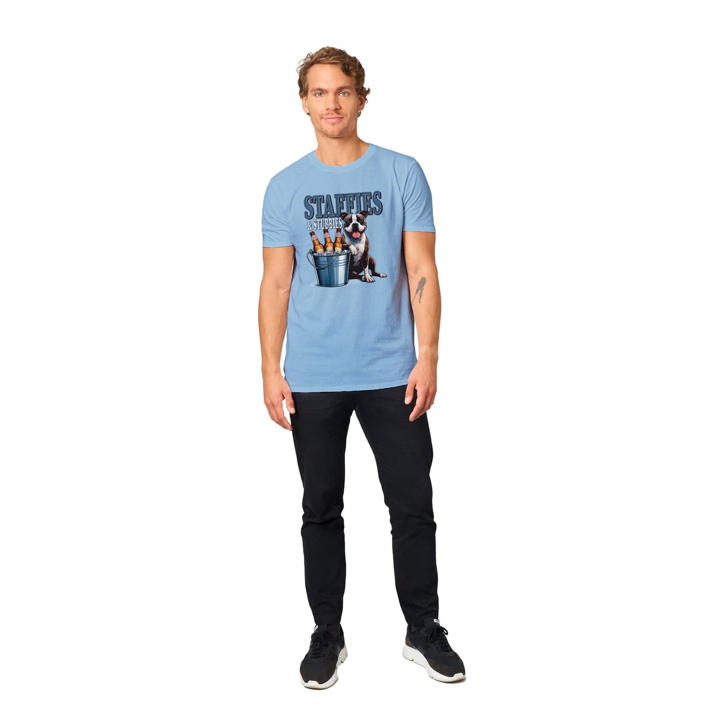 Staffies And Stubbies T-Shirt Australia Online Color