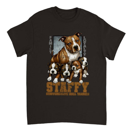 Staffordshire Bull Terrier T-SHIRT Australia Online Color Black / S