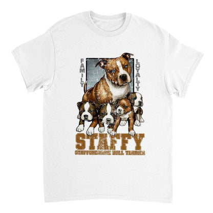 Staffordshire Bull Terrier T-SHIRT Australia Online Color White / S