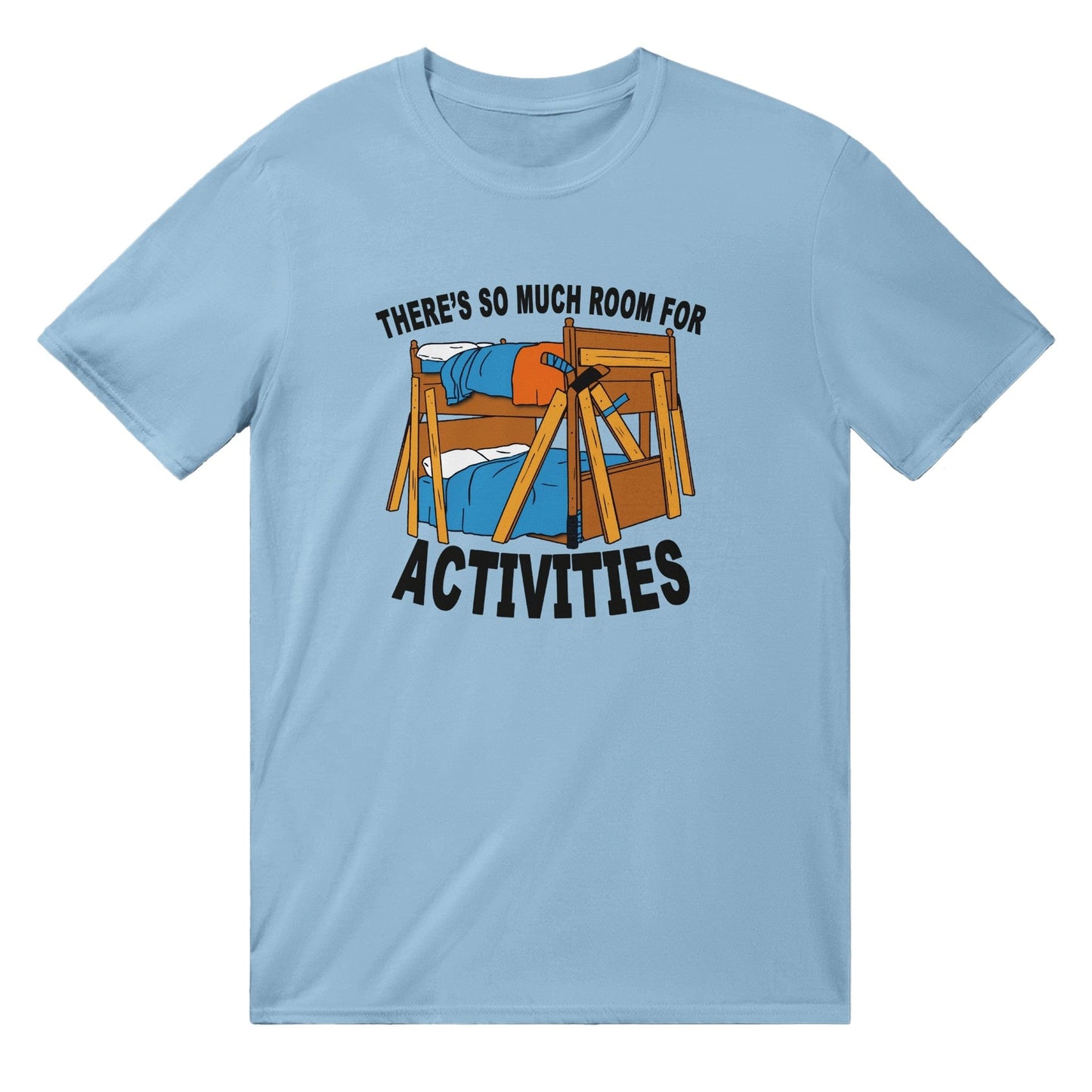 Step Brothers - Room For Activities T-SHIRT Australia Online Color Light Blue / S