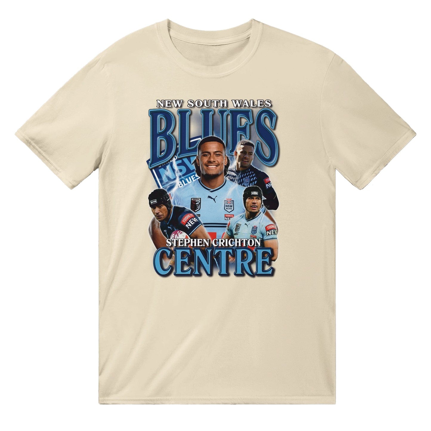 Stephen Crichton NSW Blues T-shirt Australia Online Color Natural / S