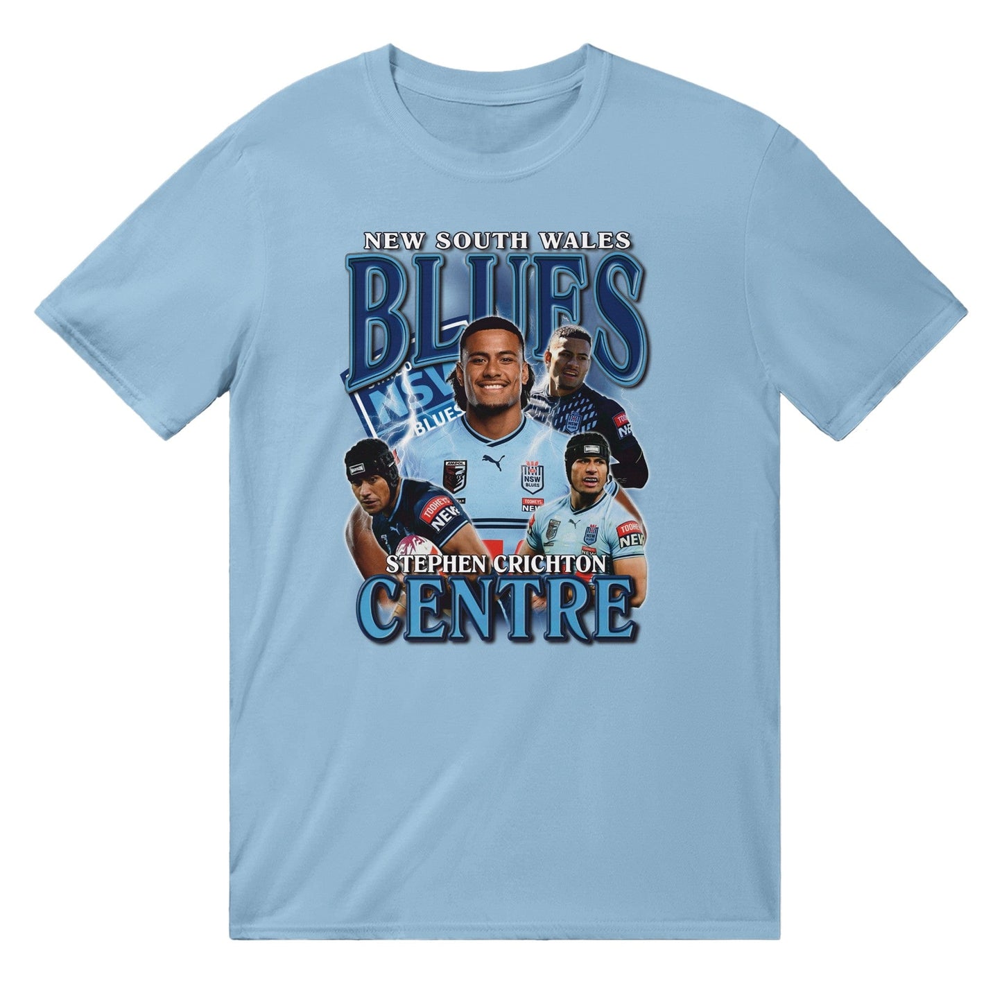 Stephen Crichton NSW Blues T-shirt Australia Online Color Light Blue / S
