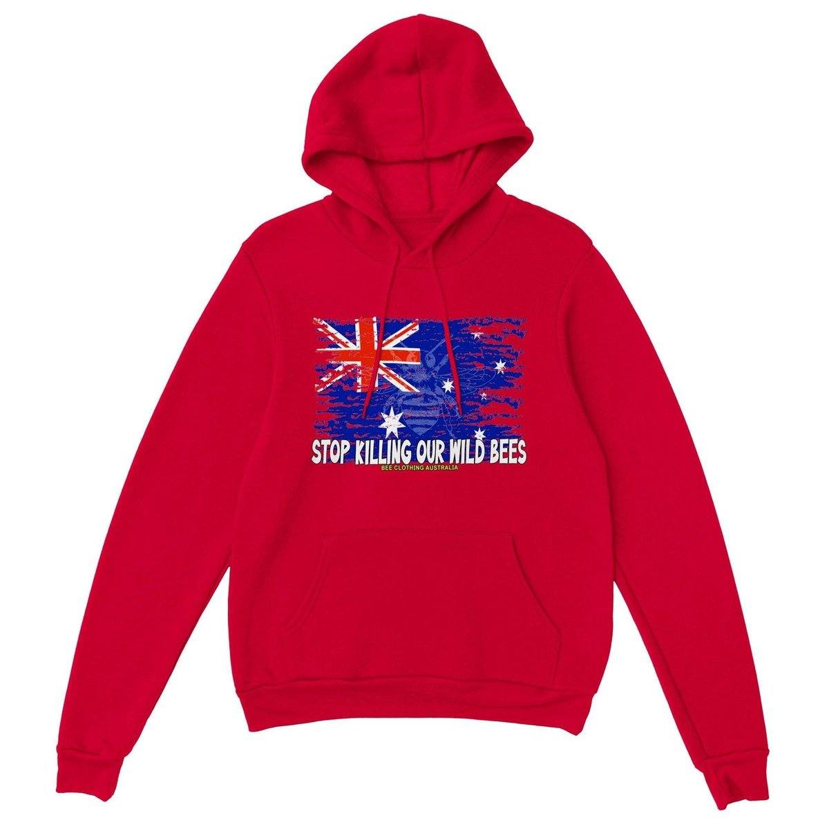 Stop Killing Our Wild Bees Womens Hoodie - Save The Bees Hoodie - Womens Pullover Hoodie Australia Online Color Red / S