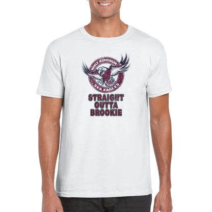 Straight Outta Brookie Vintage Manly T-shirt Australia Online Color