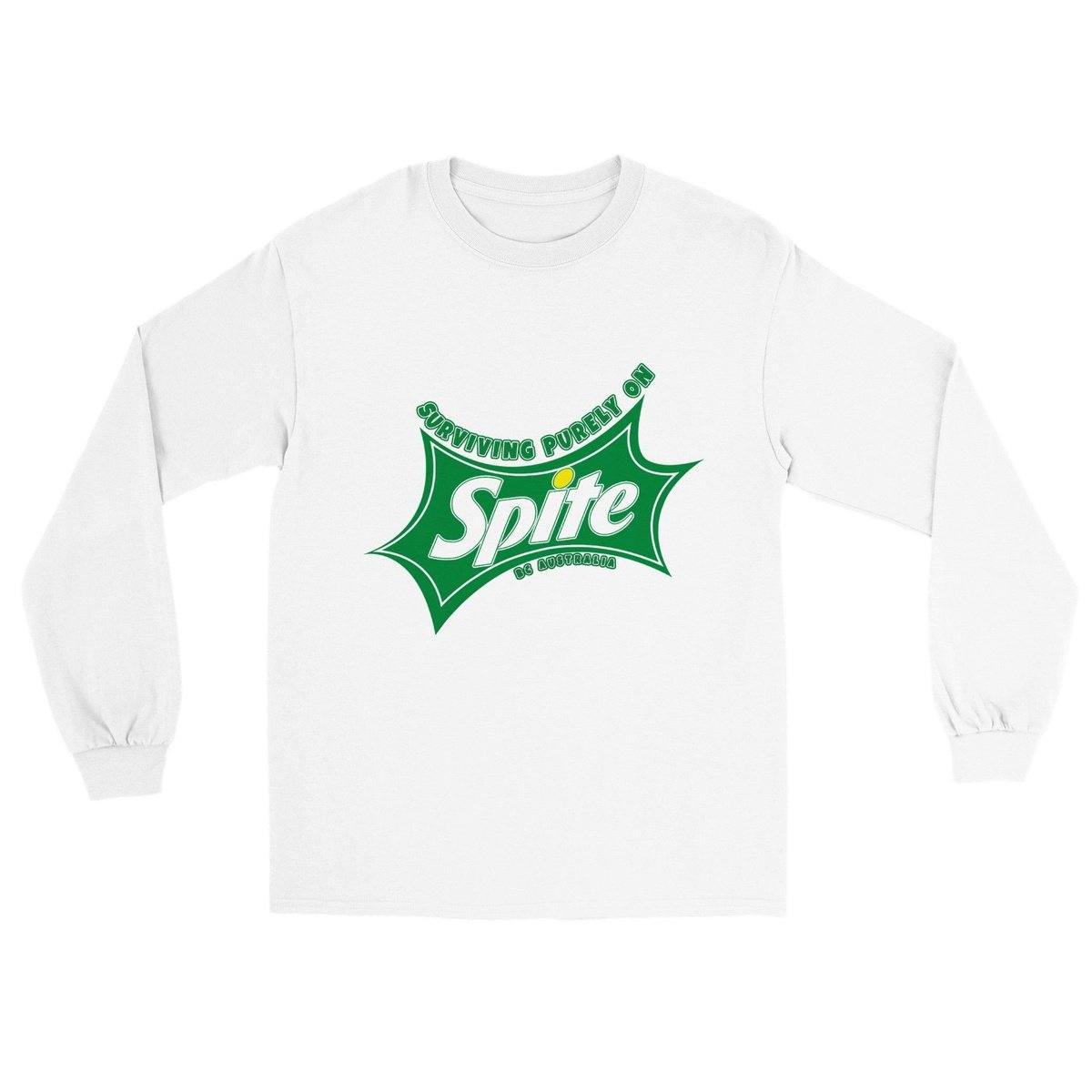 Surviving Purely On Spite Long sleeve T-shirt Australia Online Color White / S
