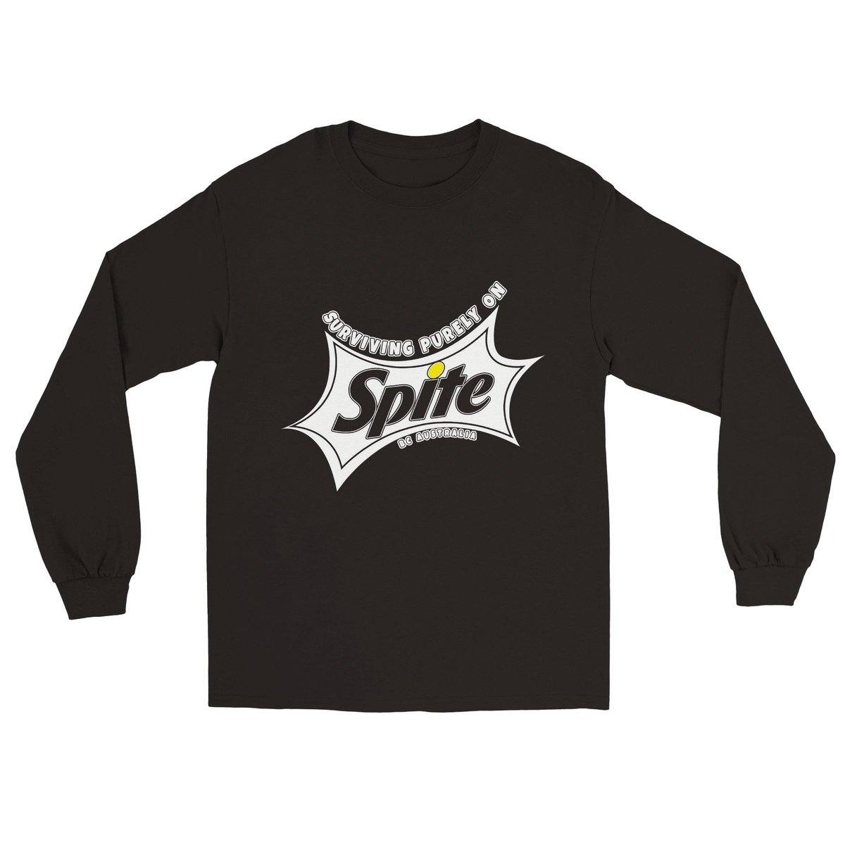 Surviving Purely On Spite Long sleeve T-shirt Australia Online Color Black / S