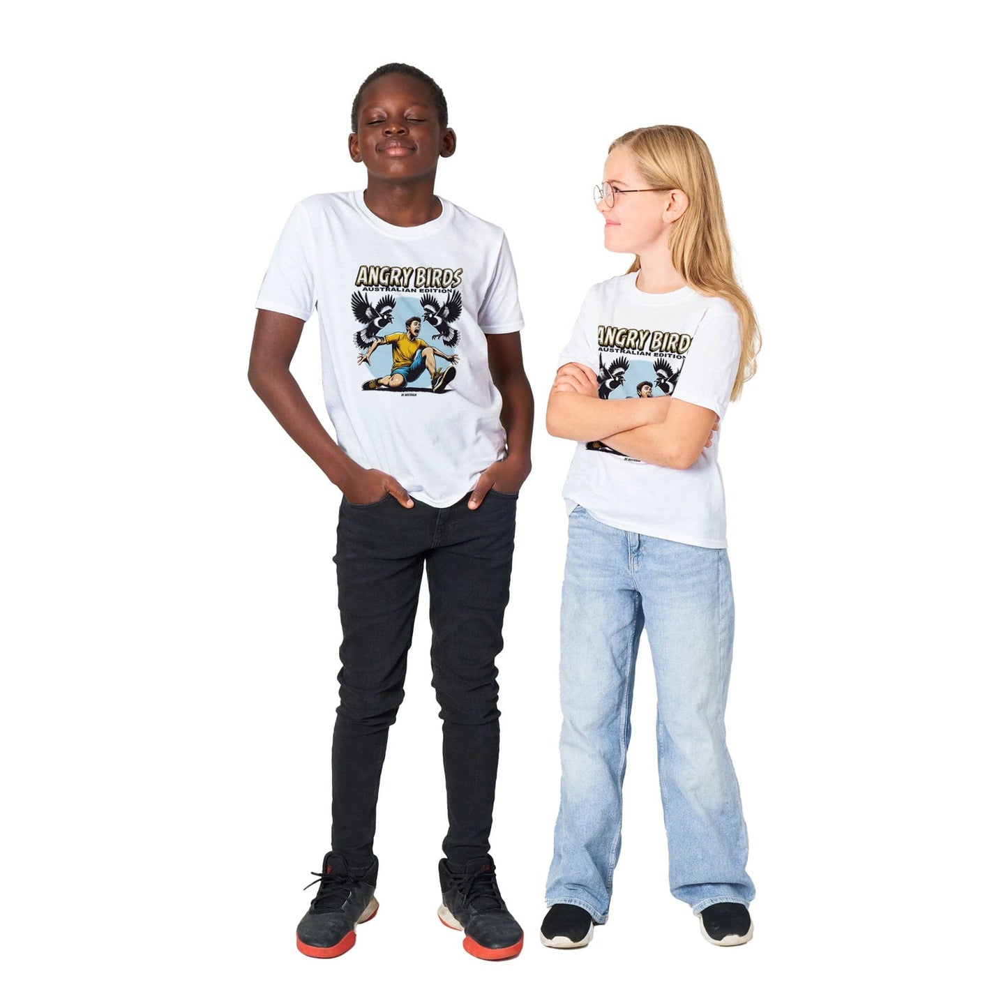 Swooping Season Kids T-Shirt Graphic Tee Australia Online