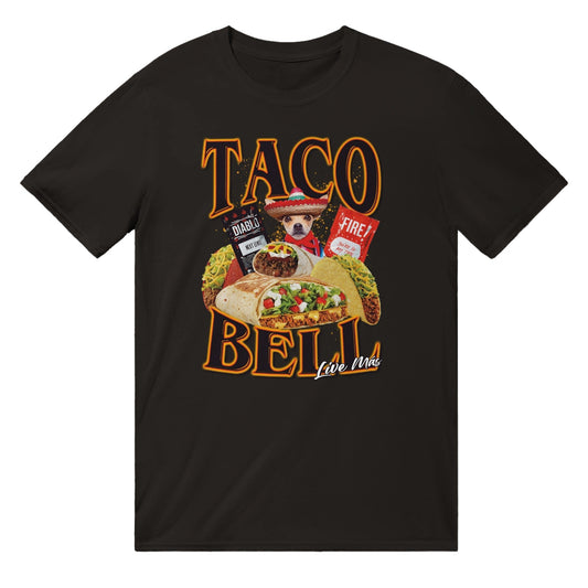 Taco Bell 90's Bootleg T-Shirt Graphic Tee Australia Online Black / S