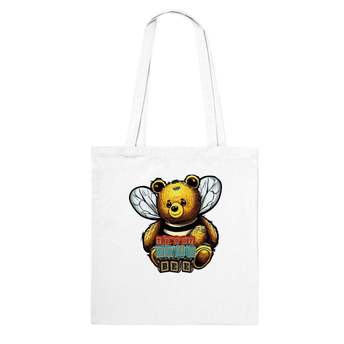 Teddy Bear Bee Tote Bag Australia Online Color White