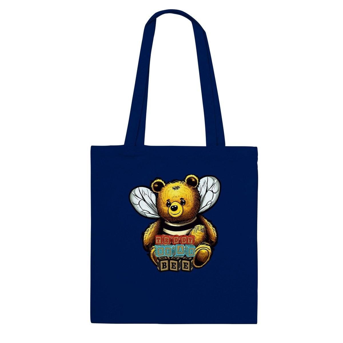 Teddy Bear Bee Tote Bag Australia Online Color Navy
