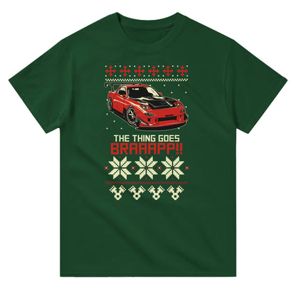 The Thing Goes Braaapp RX-7 Ugly T-shirt Australia Online Color Forest Green / S