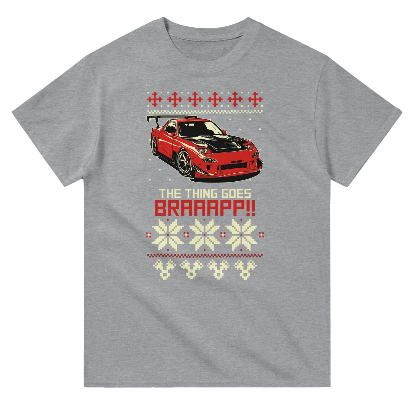 The Thing Goes Braaapp RX-7 Ugly T-shirt Australia Online Color Sports Grey / S
