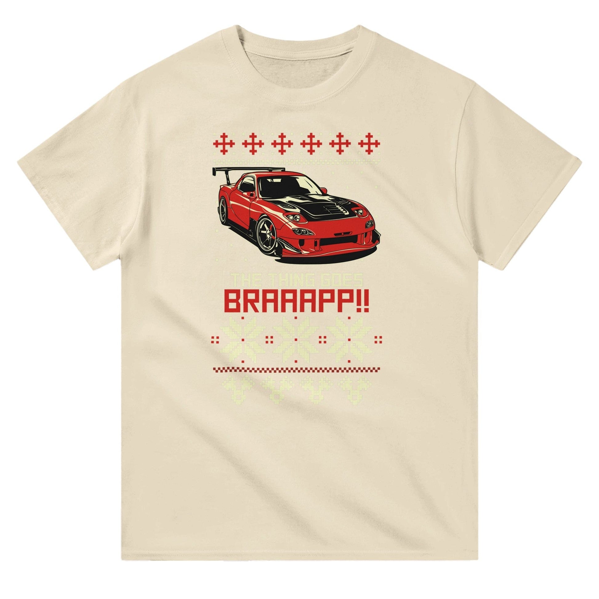 The Thing Goes Braaapp RX-7 Ugly T-shirt Australia Online Color Natural / S