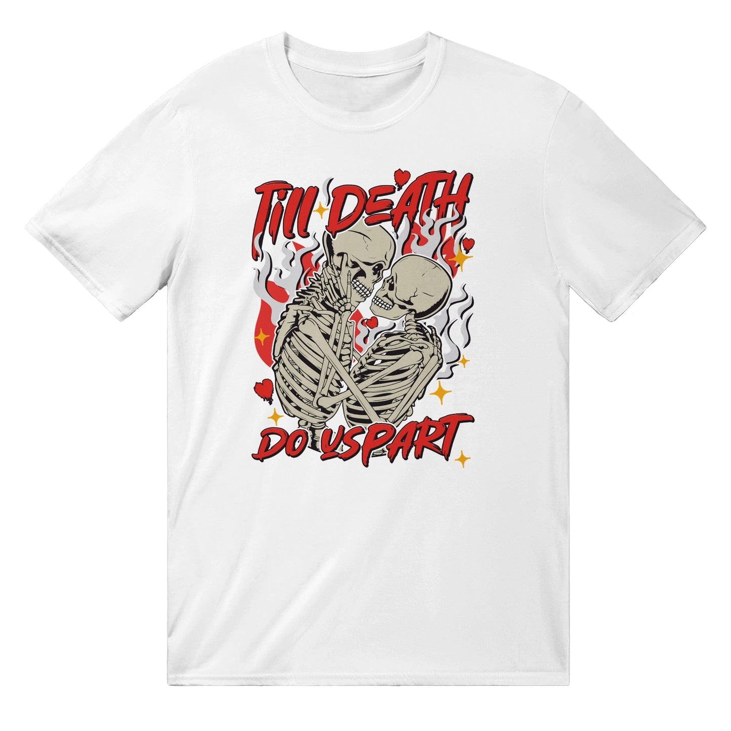 Till Death Do Us Part T-Shirt Graphic Tee Australia Online White / S