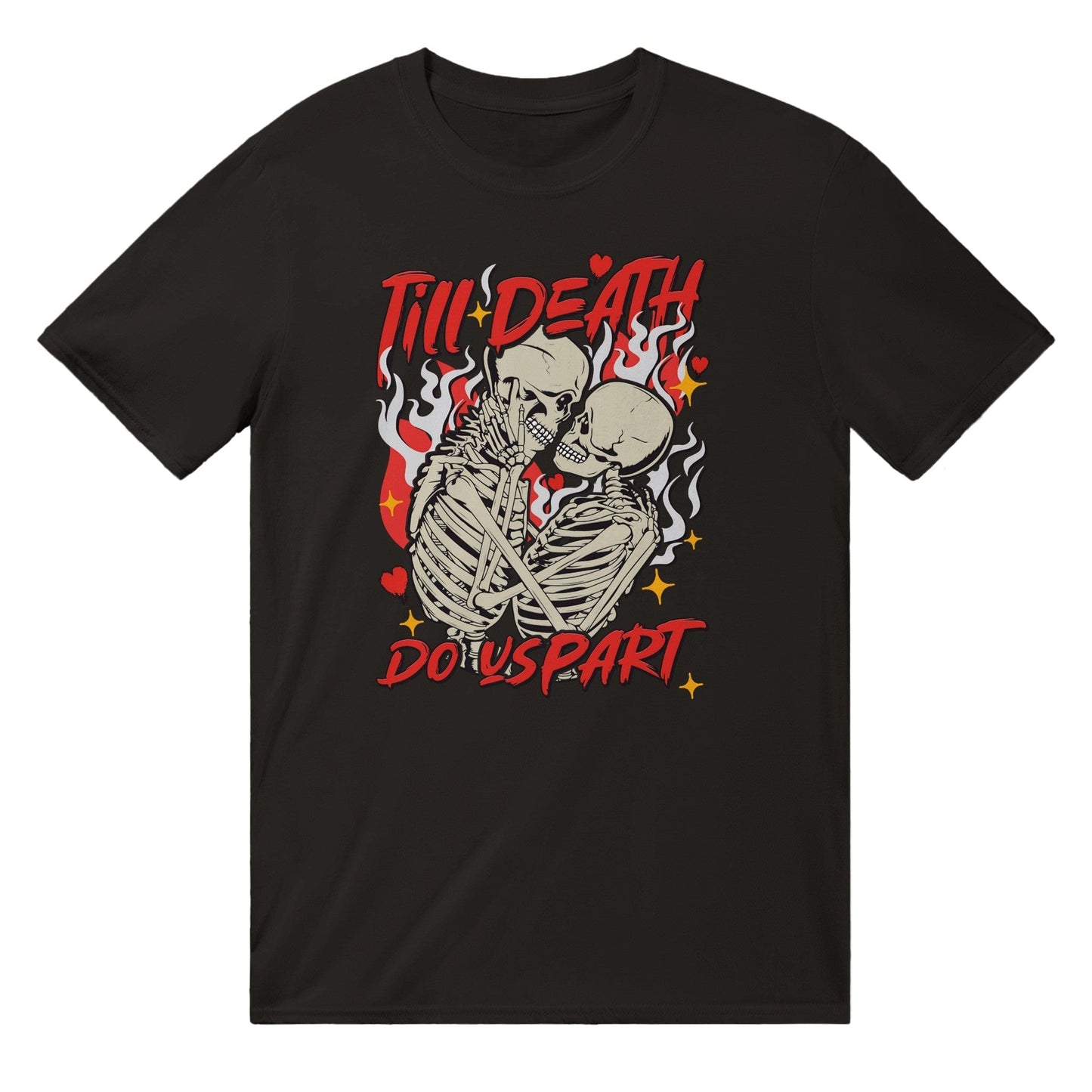 Till Death Do Us Part T-Shirt Graphic Tee Australia Online Black / S