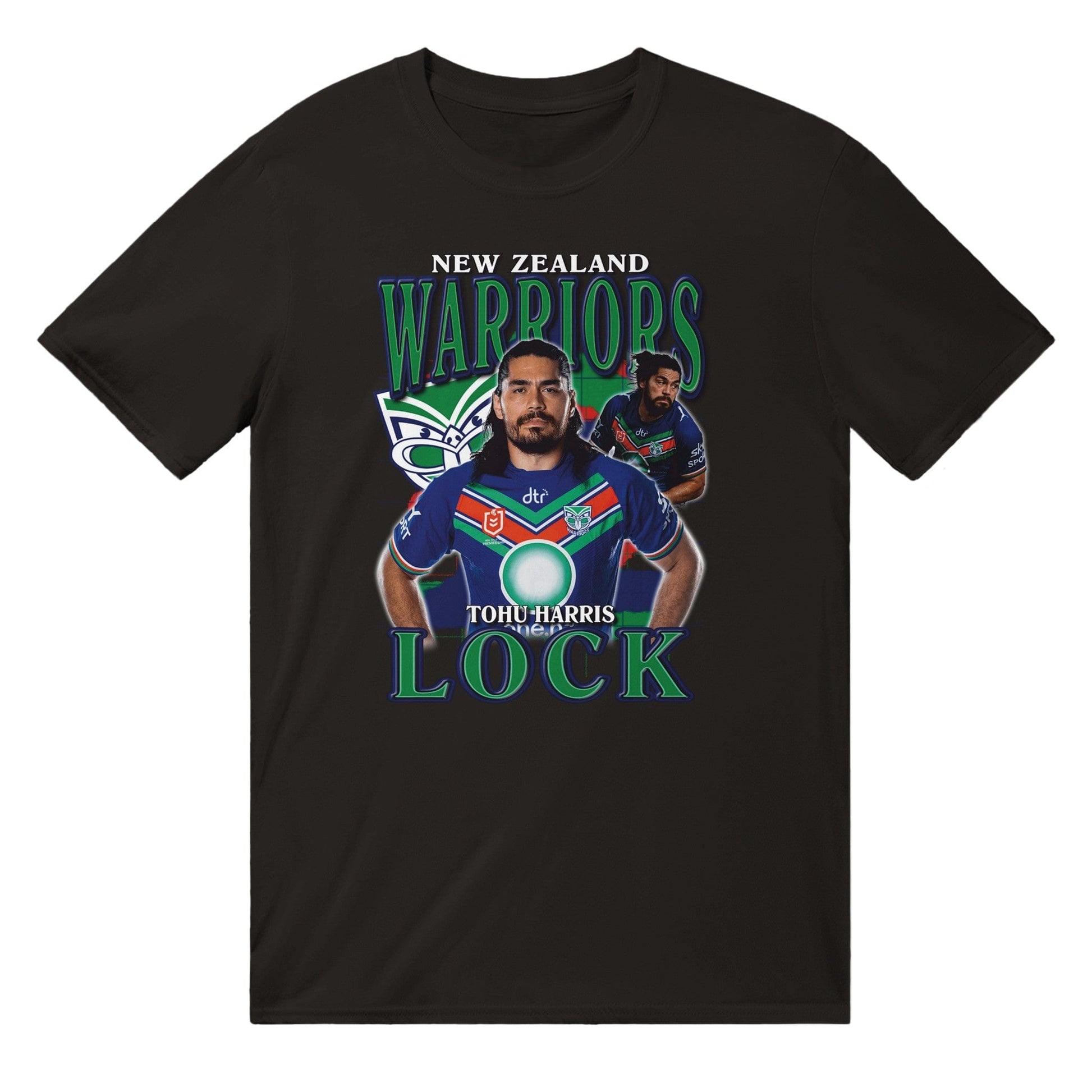 Tohu Harris NZ Warriors T-shirt Australia Online Color Black / S